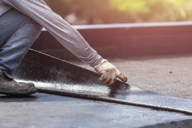 Professional Emergency Waterproofing technician working in Westport, WA